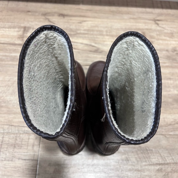 Vintage weather guard Brown Boots rain winter neutral classic timeless garden - Picture 6 of 13